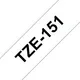 Brother TZe-151 laminiertes Band 24 mm x 8m schwarz auf transparent p-touch