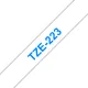 Brother TZE-223 Laminated Tape 9 mm weiß / schwarz