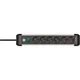 Brennenstuhl 1391030600 Premium-Alu-Line 6-fach 3m silber