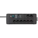 Brennenstuhl 1256000698 Premium-Line 8-fach 3m schwarz