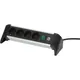 Brennenstuhl 1391040400 Alu-Office-Line 4-fach 1,8m silber/schwarz
