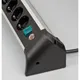 Brennenstuhl 1391040410 Alu-Office-Line 4-fach 1,8m 2x USB silber/schwarz