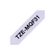 Brother TZe-MQF31 Schriftband Pastell (laminiert) 4m