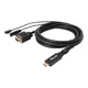 Club3D CAC-1712 Adapter 2.00 m schwarz
