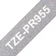 Brother TZEPR955 Schriftband Premium 24 mm silber / weiß