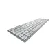 CHERRY KW 9100 SLIM für Mac Bluetooth + Funk, DE-Layout , silber