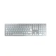 CHERRY KW 9100 SLIM für Mac Bluetooth + Funk, DE-Layout , silber