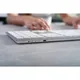 CHERRY KW 9100 SLIM für Mac Bluetooth + Funk, UK-Layout , silber