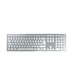 CHERRY KW 9100 SLIM für Mac Bluetooth + Funk, UK-Layout , silber