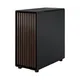 Fractal Design North Charcoal Black, Mesh-Seite, Echtholzfront