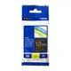 Brother TZe-334 Schriftband gold auf schwarz. 12mm x 8 m. selbstklebend