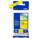 Brother TZe-S641 Schriftband 18mm x 8m. schwarz auf gelb. stark klebend