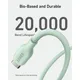 Anker 543 Eco-friendly Bio-TPU-Kabel 0.90 m grün