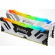 16GB (1x16GB) KINGSTON FURY Renegade RGB White DDR5-6400 CL32 RAM Speicher RAM mehrfarbig beleuchtet