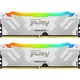 32GB (2x16GB) KINGSTON FURY Renegade RGB White DDR5-6400 CL32 RAM Speicher Kit RAM mehrfarbig beleuchtet