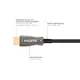 PYTHON AOC Hybrid Ultra-High-Speed HDMI® 2.1 Kabel 8K @60Hz schwarz 70m