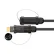 PYTHON AOC Hybrid High-Speed HDMI® 2.0b stahlarmiert 4K @60Hz schwarz 5m