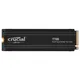 Crucial T700 1TB, PCIe Gen5 NVMe, M.2 2280, inkl. Kühlkörper