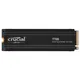 Crucial T700 2TB, PCIe Gen5 NVMe, M.2 2280, inkl. Kühlkörper
