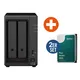 Synology DS723+ NAS System 2-Bay 8 TB inkl. 2x 4 TB Synology HDD HAT3300-4T