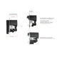 Kabelmeister Einbausteckdose 2-fach m. Schnelllader (20W, PD3.0), USB, anthrazit