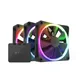 NZXT F120 RGB Gehäuselüfter 120mm Schwarz 3er Pack