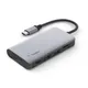 Belkin USB-C 4-in-1 Multiport Adapter, grau