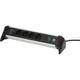 Brennenstuhl Alu-Office-Line Steckdosenleiste 4-fach 1,8m silber/schwarz