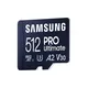 Samsung PRO Ultimate 512 GB microSD-Speicherkarte mit SD-Karten-Adapter