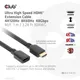 Club3D CAC-1322 HDMI 2.1 UHD-Verlä¤ngerungskabel 1m 1.00 m einfach geschirmt  schwarz
