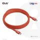 Club3D CAC-1513 USB2 Typ-C Kabel 3.00 m einfach geschirmt  rot