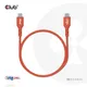 Club3D CAC-1515 USB2 Typ C Kabel 4.0 m einfach geschirmt  rot