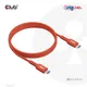Club3D CAC-1515 USB2 Typ C Kabel 4.0 m einfach geschirmt  rot