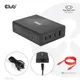 Club3D CAC-1906 Reiseladegerät 3x USB Typ C, 1x USB Typ A, PD 132W
