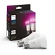 Philips Hue White & Color Ambiance E27 806lm 75W, 2er Pack + Bridge