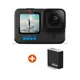 GoPro Set Hero 10 Black 5K60/4K10-Action Cam + Zusatzakku