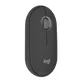Logitech Pebble Mouse 2 M350S Graphite - Schlanke, kompakte Bluetooth®-Maus