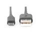 DIGITUS USB 2.0 Anschlusskabel, Typ A - micro B St/St, 1.8m schwarz