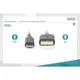 DIGITUS USB 2.0 Anschlusskabel, Typ A - micro B St/St, 1.8m schwarz