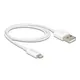 Delock USB Daten- und Ladekabel für iPhone™, iPad™, iPod™ weiß 1 m