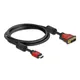 Delock HDMI zu DVI 24+1 Kabel bidirektional 2 m