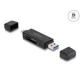 Delock Card Reader SuperSpeed USB 5 Gbps USB Type-C™ / Typ-A für SD und Micro SD