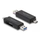 Delock Card Reader SuperSpeed USB 5 Gbps USB Type-C™ / Typ-A für SD und Micro SD