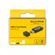 Delock Mini USB 2.0 Card Reader mit SD und Micro SD Slot