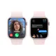 Apple Watch Series 9 Cellular Aluminium 45mm rosé (Sportarmband hellrosa) S/M