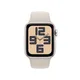 Apple Watch Series SE (2023) Aluminium 40mm polarstern (Sportarmband polarstern) S/M
