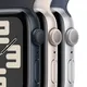 Apple Watch Series SE (2023) Aluminium 44mm silber (Sport Loop winterblau)