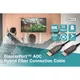 DIGITUS DisplayPort AOC Hybrid-Glasfaser Anschlusskabel M/M, 10m