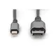 DIGITUS 8K Adapterkabel mini DP zu DP Alugehäuse, schwarz, 2m