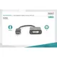 DIGITUS Aktiver DisplayPort Adapter DP auf DVI M/F, 0,15m